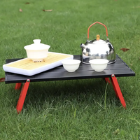 Table de camping pliable en aluminium ultra-légère et portable SOLO WILD, robuste et universelle, pour l'extérieur