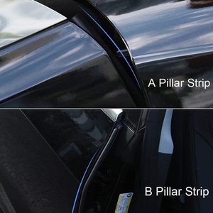 Para Tesla Model Y 3 Highland Door Seal Kit Tira de clima de goma insonorizada Sunroof Seal Wind Noise Reduction Kit 2017-2024 - Product Image 5