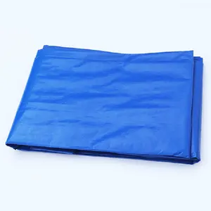 Lona impermeável/pano de sombra HDPE tecido 170g/m2 azul outra tela revestida barracas lisas 100% material novo folha à prova de poeira