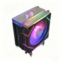 6HB-12B-9YLDG2 New CPU Air Cooler 6 Heat Pipes Tower Radiator 120MM Gamer ITX PC CPU Cooler for LGA1851 1700 1200 1366 AM5 AM4