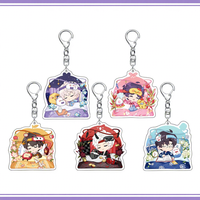 81 Designs Love and Deep Space Zayne Rafayel Xavier Sylus Game Pendentif Porte-clés Anime Porte-clés en acrylique