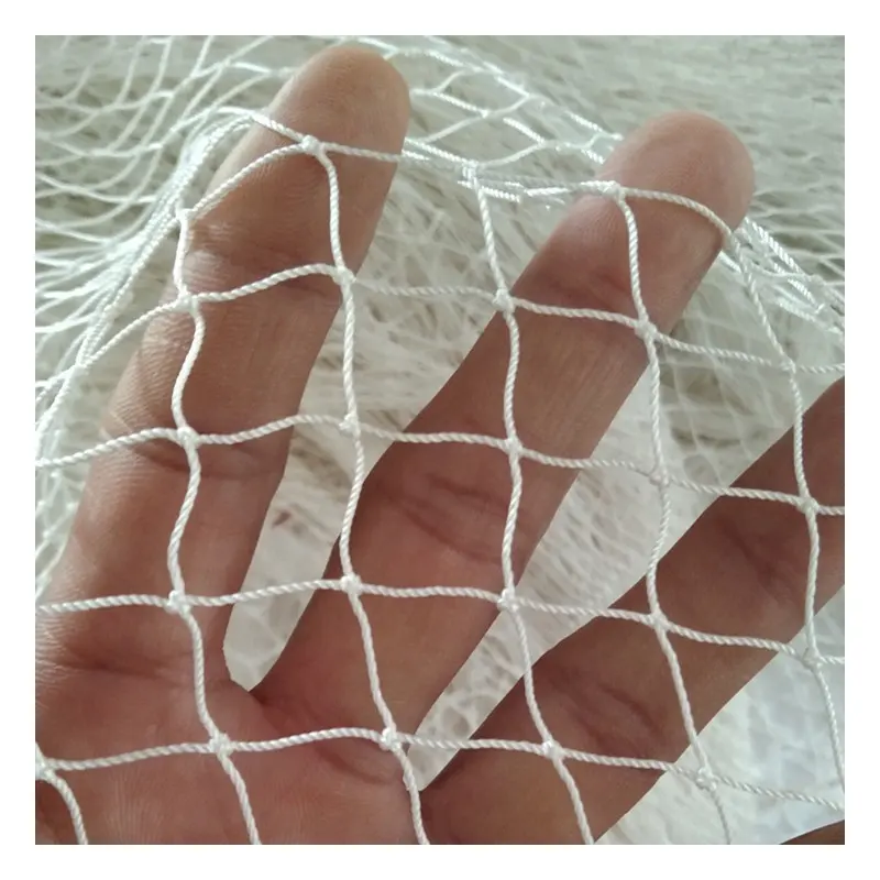 Factory Direct Provide Customized High Strength multifilament Nylon Fishing Net 210D Rope Twine White Knot Nylon Material