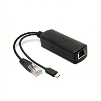 Répartiteur PoE Micro USB 48V vers 5V 2.4A IEEE802.3af/at Alimentation sur Ethernet 10/100 Mbps