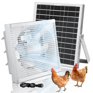 Ventola di scarico solare DC da 12 pollici ventola di ventilazione domestica da 12V cappa da cucina ventola di raffreddamento silenziosa per cappa da cucina