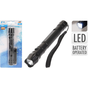 ไฟฉายอลูมิเนียมสีดำขนาด 16 ซม. - Product Image 1