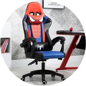 Silla Gamer Spiderman, Diseño de Dibujos Animados, RPG, Estilo Americano, con Vibración Motorizada, Monitores de 180, Silla de Juego con Diseño de Spiderman - Product Image 3