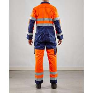 BLAKLADER - 637318045389C46 Overol de alta visibilidad Naranja/Azul marino-EAN 7330509254417 ROPA DE TRABAJO DE 2017 - Product Image 3
