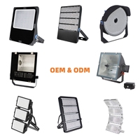 Promotion : Projecteur halogène carré omnidirectionnel DS DS-301 MAX400W blanc chaud pour stades, entrepôts et éclairage paysager, IP65, en aluminium