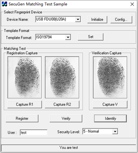 Ban đầu secugen hamster pro20 hu20 U20-A mô-đun sinh trắc học USB đọc dấu vân tay máy quét Loại C Cổng Micro USB - Product Image 6