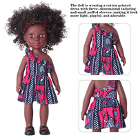 Vente en gros de poupées de mode en vinyle de haute qualité personnalisées de 14 pouces pour filles, poupées africaines noires à habiller, cadeaux pour filles