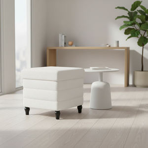 Pernas peludas Tradicional Dobrável Armazenamento Personalizado Cubo Uso Doméstico Sala Mobiliário Quarto Banco Multifuncional Tamborete Otomano - Product Image 1