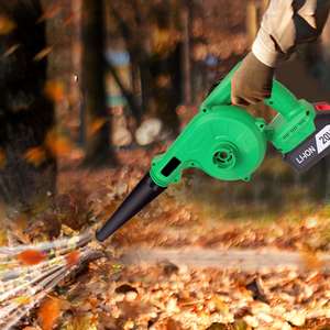 Souffleur à feuilles sans fil 20V avec moteur à balais et 6 réglages de vitesse pour souffleur à feuilles sans fil DIY avec batterie et chargeur - Product Image 4