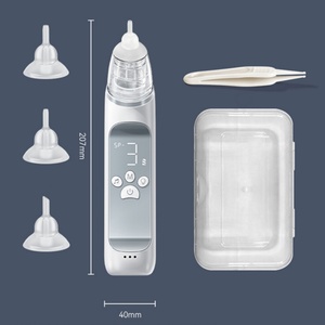 Aspirateur nasal pour bébé, grand modèle, avec 3 embouts en silicone - Product Image 2
