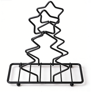 Porta Servilletas de Metal y <span class=keywords><strong>Hierro</strong></span> Personalizado con Diseño de Árbol de Navidad, para Restaurante, Cocina, Comedor, Baño y Hogar - Product Image 2