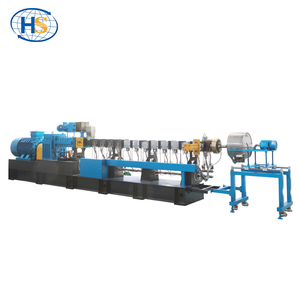 Extrudeuses bivis avec PLC et boîte de vitesses pour machine à masterbatch de couleur PP PE et de remplissage Caco3, moteur à économie d'énergie - Product Image 1