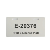 Placas de Matrícula Electrónicas Inalámbricas UHF Personalizadas, Placas de Matrícula Inteligentes de Plástico con Chips RFID Integrados