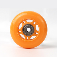 Roues de hockey sur roulettes d'intérieur/extérieur 85A en PU de qualité, impression personnalisée professionnelle, 64, 68, 76 mm