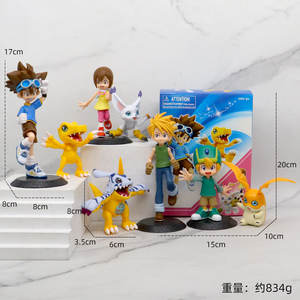 Figurines d'action Digimon de dessins animés japonais, jouets en PVC Digital Monster, Agumon, Taichi <span class=keywords><strong>Kamiya</strong></span>, Hikari, Gabumon, Patamon, Tailmon, figurines en plastique - Product Image 6