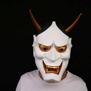 Máscara de Cosplay de Anime Black <span class=keywords><strong>Bullet</strong></span> <span class=keywords><strong>Kagetane</strong></span> Hiruko, mascarilla de cara completa de Burakku Buretto Smile, accesorios para regalo de Halloween - Product Image 5