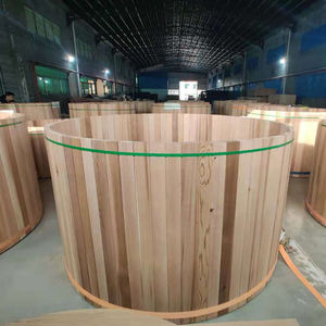 2021ปฏิบัติใหม่ไม้<span class=keywords><strong>ส</strong></span>ปากลางแจ้งรอบอ่างน้ำร้อนฟังก์ชั่นแช่ - Product Image 1