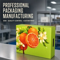 Boîte-cadeau pour oranges fraîches, emballage pour produits frais, emballage cadeau en gros
