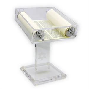 حامل عرض أكريليك يهودية, حامل عرض أكريليك كامل شفاف يهودي في حالة عرض لوسيت - Product Image 2