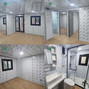 Maison préfabriquée moderne en conteneur, structure en acier modulaire, extensible, 20 pieds, faible <span class=keywords><strong>coût</strong></span>, alimentée à l'énergie solaire, solution d'habitation prête à l'emploi - Product Image 2