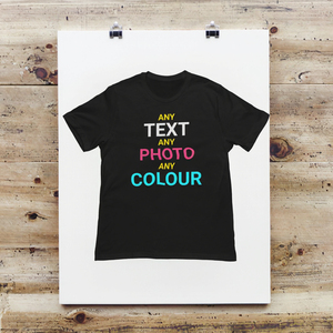 Crafted Memories Personalised Unisex <strong>T</strong>-<strong>Shirt</strong> | Short Sleeve | Printed Text Image | 100% Cotton O-Neck | <strong>Mens</strong> Womens <strong>Funny</strong> - Product Image 2