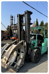 Chariot élévateur Mitsubishi d'occasion d'origine japonaise de 5 tonnes FD50NT, faible nombre d'heures, bien entretenu, avec boîte de vitesses et pompe, à vendre - Product Image 3