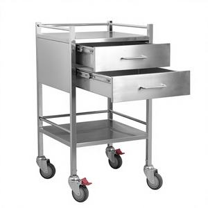 Troli Perban Bedah Rumah Sakit Carenovo Model CVTR033 dari Baja Tahan Karat - Product Image 1