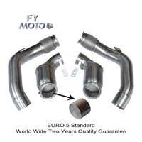 Collecteur d'échappement catalyseuré pour S63 M5 F90 M8 F91/F92/F93 2017-2021 Norme EURO 5 Garantie de qualité de deux ans dans le monde entier