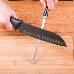 <b>Knife</b> <b>Sharpener</b> Stick Stainless Steel Multi Grit Manual Kitchen Tool For Household Use - Product Image 1