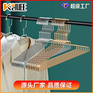 Cintre en acier inoxydable 43cm 46cm, type crochet rectangulaire, cintre métallique pour vêtements, pantalons, cravates, organisateur de rangement - Product Image 5