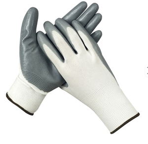 Găng tay lao động phủ nitrile nylon <span class=keywords><strong>13G</strong></span> bán buôn, size XL, chất lượng cao, bảo hộ, lót nylon, đạt tiêu chuẩn EN388, dùng trong công nghiệp - Product Image 4