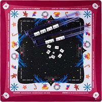 Tapis de Mahjong en Silicone Transfrontalier, Meilleures Ventes de Noël, Design Créatif, Personnalisable avec Vos Propres Images, Étanche et Résistant à l'Usure