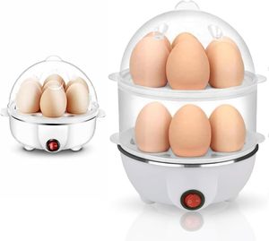 Cuiseur à œufs électrique portable de haute qualité pour la maison et le commerce, mini-appareil automatique en acier inoxydable, cuiseur à œufs rapide de luxe - Product Image 1