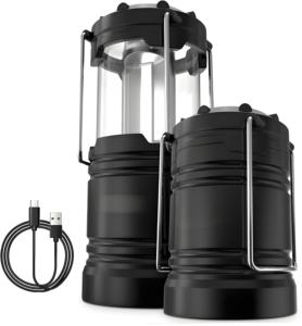 태양열 USB 충전식 3 AA 전원 가장 밝은 COB LED 캠핑 랜턴 텐트 접을 수있는 비상 LED 조명