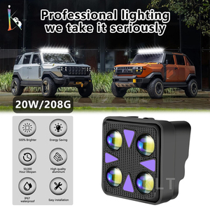 <span class=keywords><strong>KLT</strong></span> Nouveaux Phares de Travail à 4 Lentilles, Projecteurs, Feux Antibrouillard, Feux de <span class=keywords><strong>Conduite</strong></span>, Feux Auxiliaires LED Super Lumineux, Accessoires Auto - Product Image 5