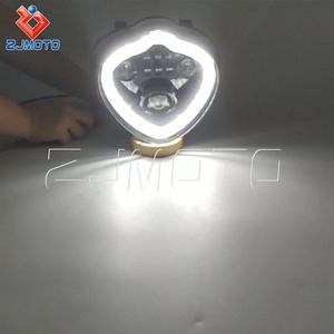 Gruppo faro LED per moto con occhi angolari per Kawasaki <span class=keywords><strong>Vulcan</strong></span> S 650 EN650 2015-<span class=keywords><strong>2021</strong></span> DRL lampada anabbagliante abbagliante - Product Image 5