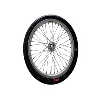 Kit de roues Supermoto Sur-Ron Light Bee X 17 pouces 17x2.15 en aluminium CNC haute performance, couleur argent, pour moto électrique tout-terrain