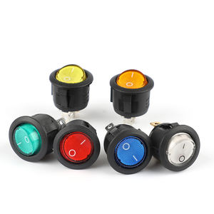 Kualitas Terbaik NO 5Pin 1Gang 3 Way 4Pin 6Pin Diterangi/Tidak Diterangi Sakelar Rocker Perahu - Product Image 1