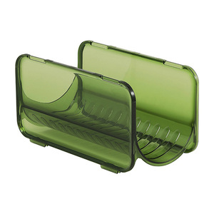 Desktop Stackable Dustproof Cup Holder Multi Layer Transparent Green And White <b>Storage</b> <b>Rack</b> For Thermos <b>Bottles</b> And - Product Image 5
