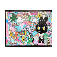 Auténtica Bolsa para Computadora de la Serie Pop Mart the Monsters 10th Anniversary, Bolsa para Tablet Popmart.
