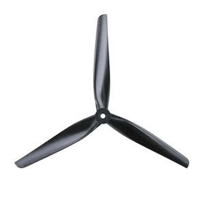 Hqprop macroquad X-Class ขนาด8นิ้วอุปกรณ์เสริมโดรน3ใบพัดพลาสติกสีดำใบมีด8040 2CW + 2CCW - Product Image 3