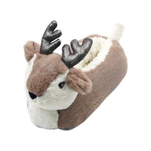 Ciabatte di peluche all'ingrosso di renna ciabatte di peluche divertenti cartoni animati pantofole di peluche di <span class=keywords><strong>cervo</strong></span> al coperto - Product Image 1