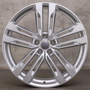 <span class=keywords><strong>ล้อ</strong></span>ฟอร์จขอบ20นิ้วสี<span class=keywords><strong>เงิน</strong></span>5x112 A7สำหรับ Q5 A8รถ Audi A6 Q7 Q8แยก10ก้านดีไซน์สุดหรู - Product Image 1