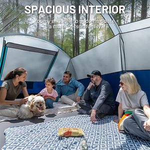 <span class=keywords><strong>Tente</strong></span> de camping familiale HOMFUL pour <span class=keywords><strong>8</strong></span> <span class=keywords><strong>personnes</strong></span> avec espace de séjour, double couche, imperméable, résistante aux intempéries, grande <span class=keywords><strong>tente</strong></span> <span class=keywords><strong>tunnel</strong></span> - Product Image 3