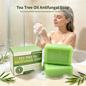 Savon antifongique à l'huile d'arbre à thé pour le lavage des mains, savon solide médicamenteux pour adultes, tous types de peau - Product Image 6