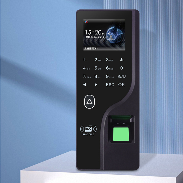 High Security Access Control System 2.4 Inch Display Screen Usb School or Office Attendance Kit Fingerprints