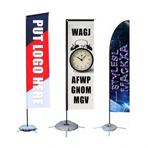 Custom Digital Printing Feather Beach Flag Brand Advertising Feather <b>Banner</b> Flags Promotional Flags and <b>Banners</b> for Advertising - Product Image 1